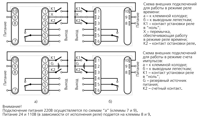 Relog 6tz70 схема подключения